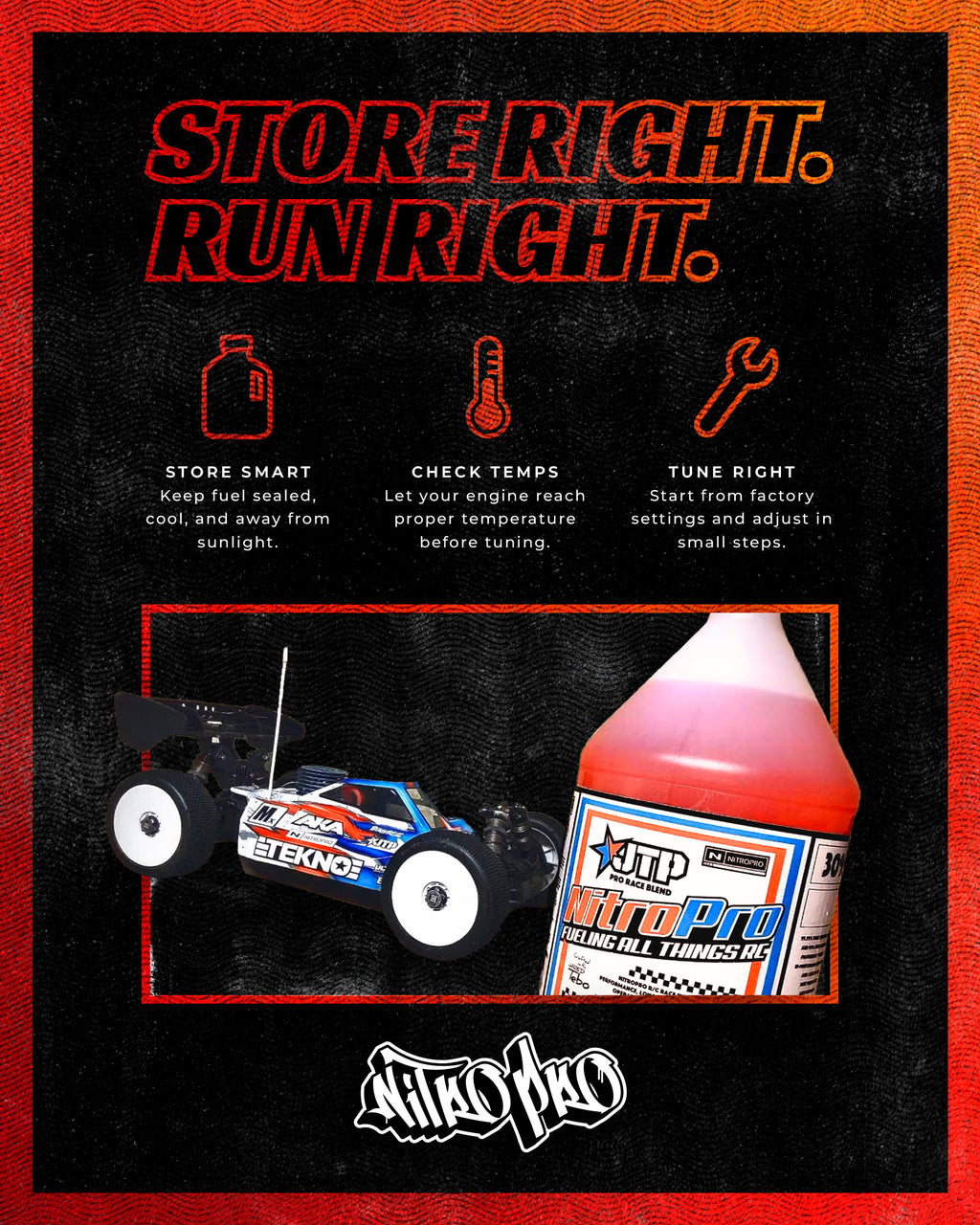 1 Gallon of JTP 28% Race Blend Fuel by NitroPro Racing